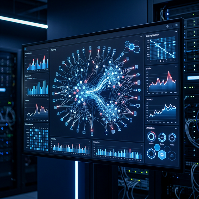 NOC monitoring dashboard